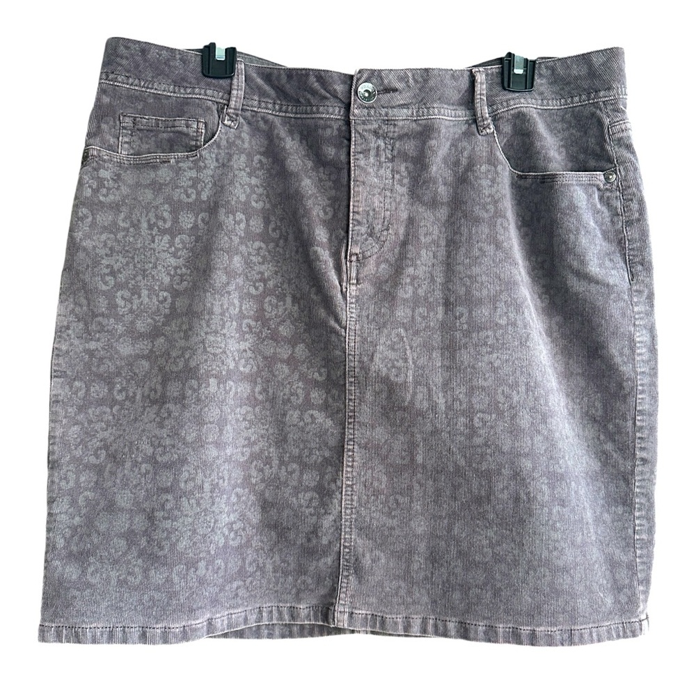 SONOMA Corduroy Stretchy Skirt 20” Long Size 16